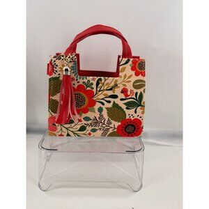 Red  "Danae" Jute Bag : This name is used by a manufacturer for a similar bag.